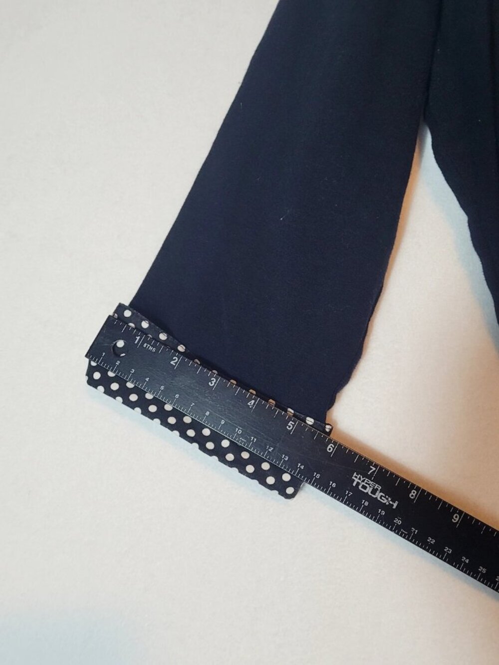 Carmen Marc Valvo Medium Navy Rayon Spandex Studded Top - Picture 13 of 14